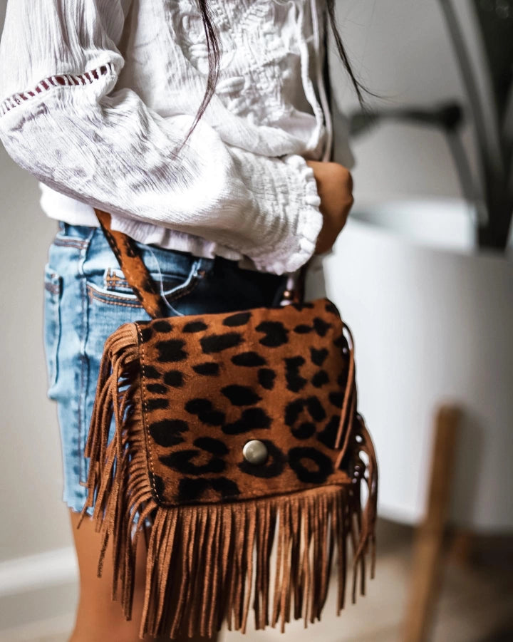 Fringe Crossbody kids purse