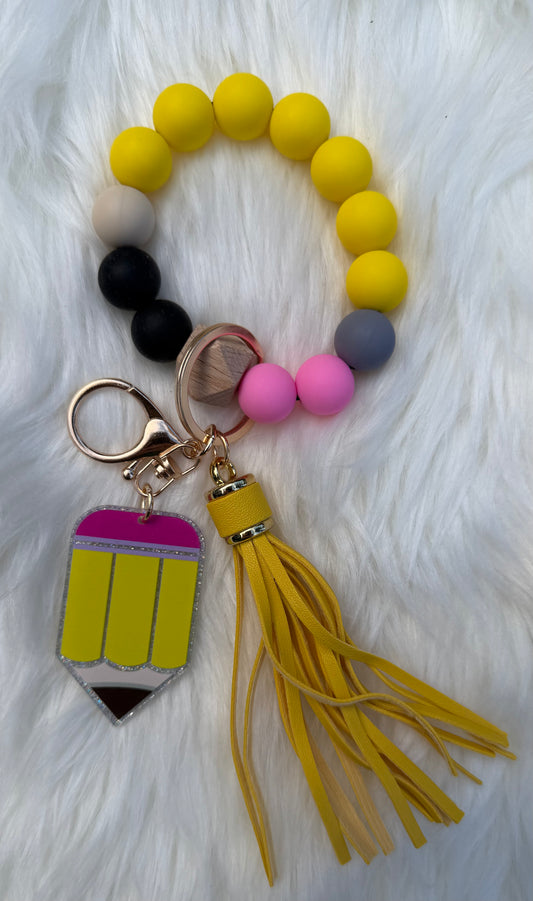 Teacher Key Chain Wristlet