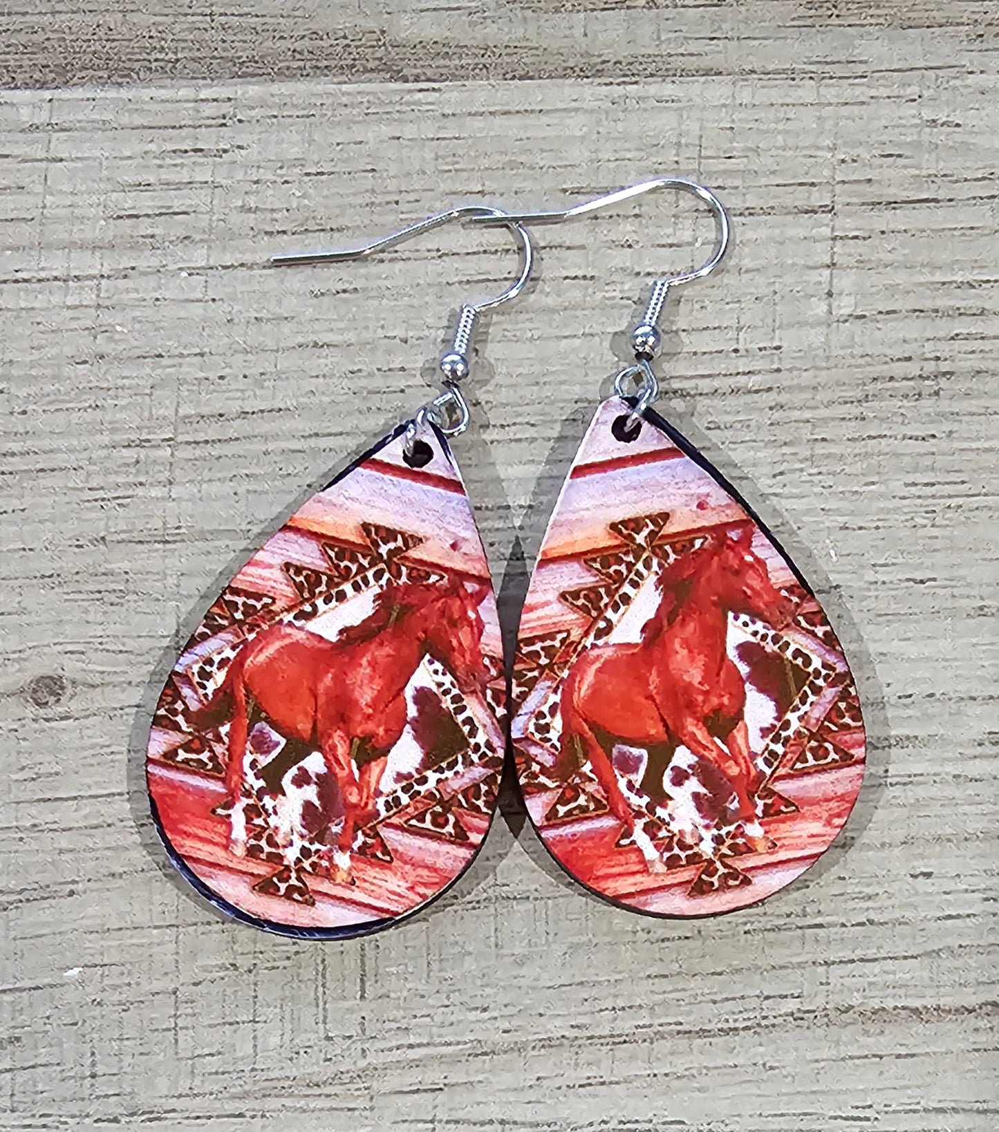 Western Teardrop Earring