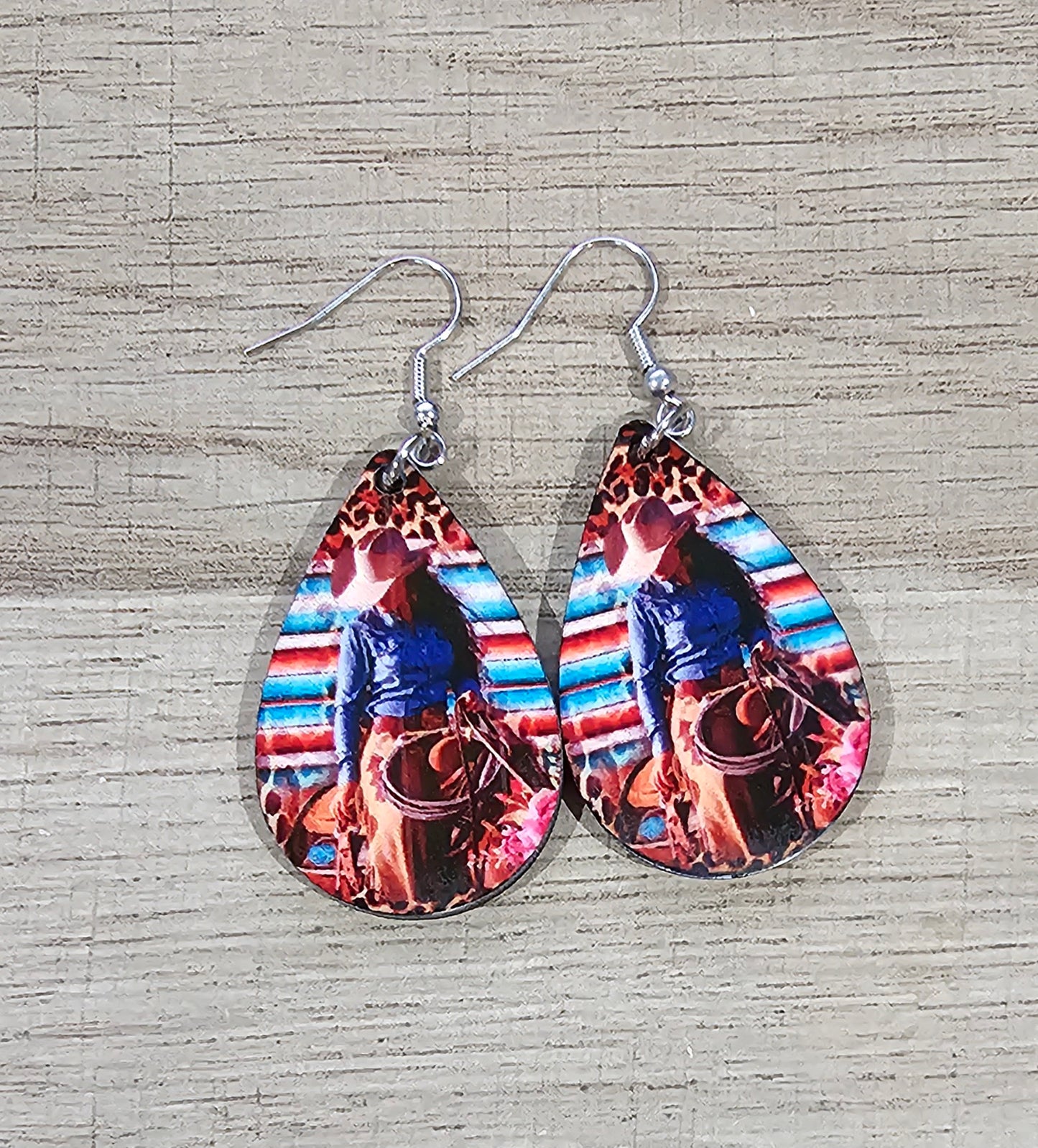 Western Teardrop Earring