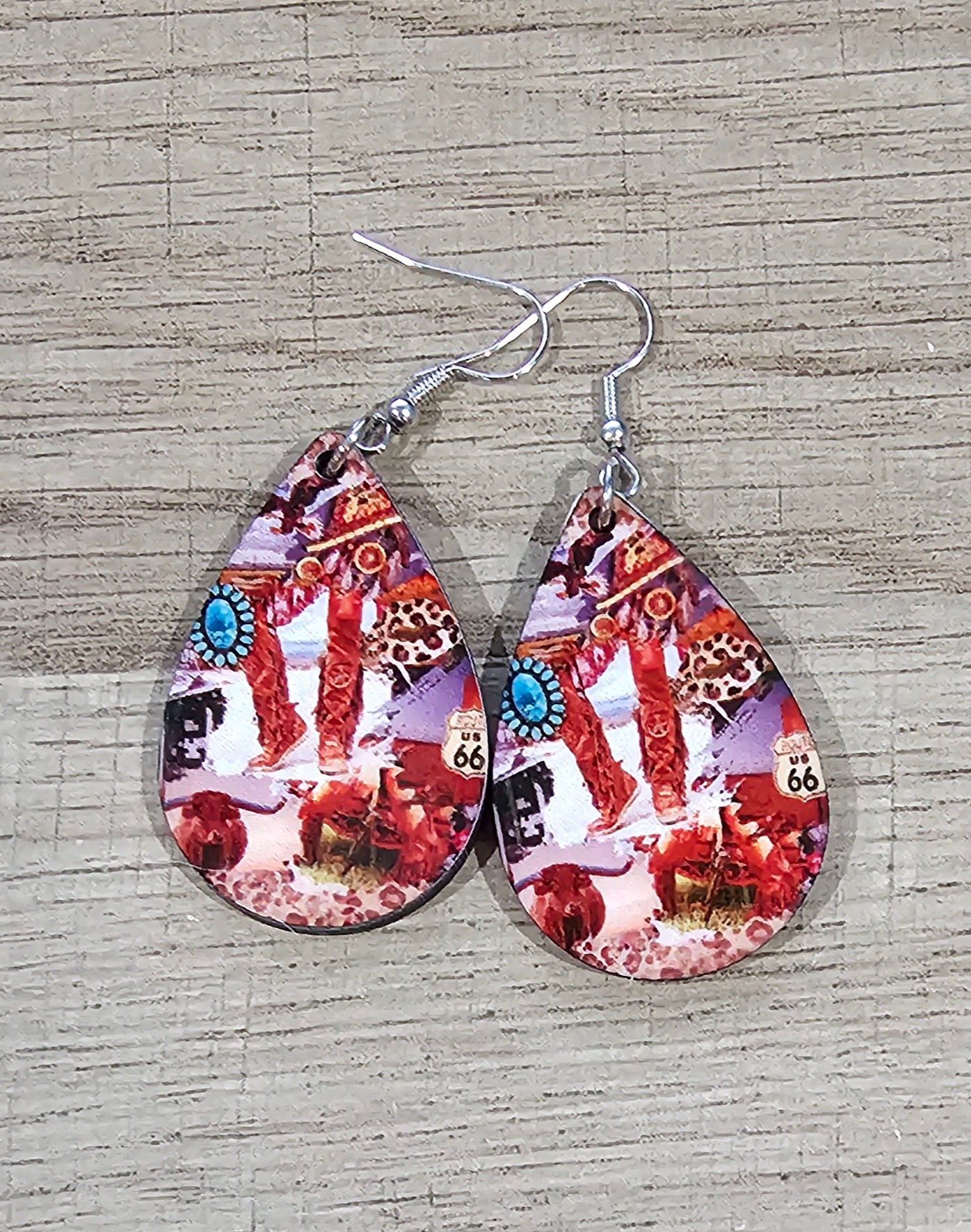 Western Teardrop Earring