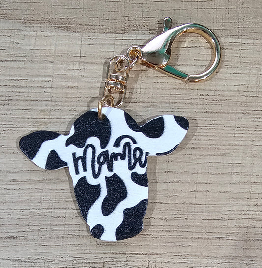 Mama Cow Keychain