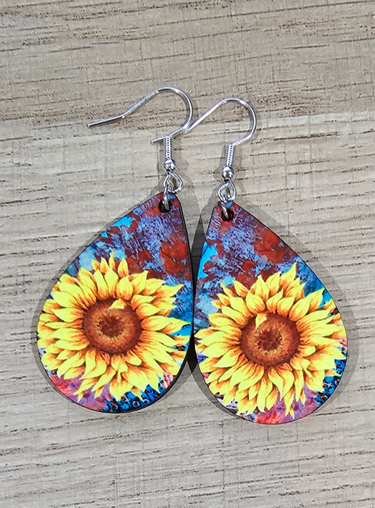 Floral Teardrop Earring