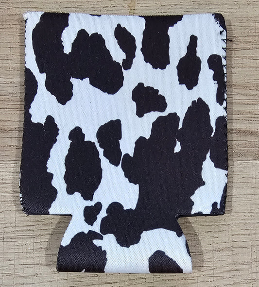 Cowprint koozie