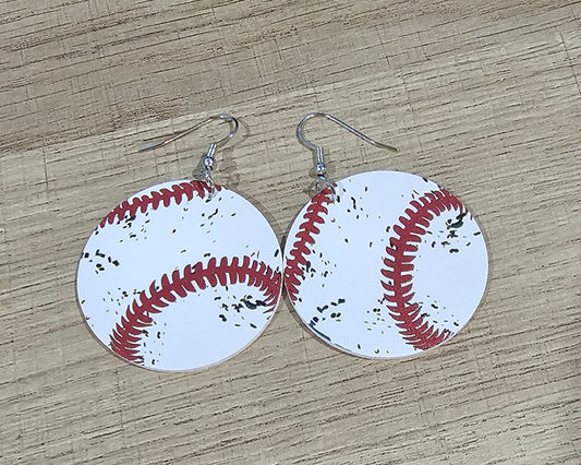 Baseball Earrings